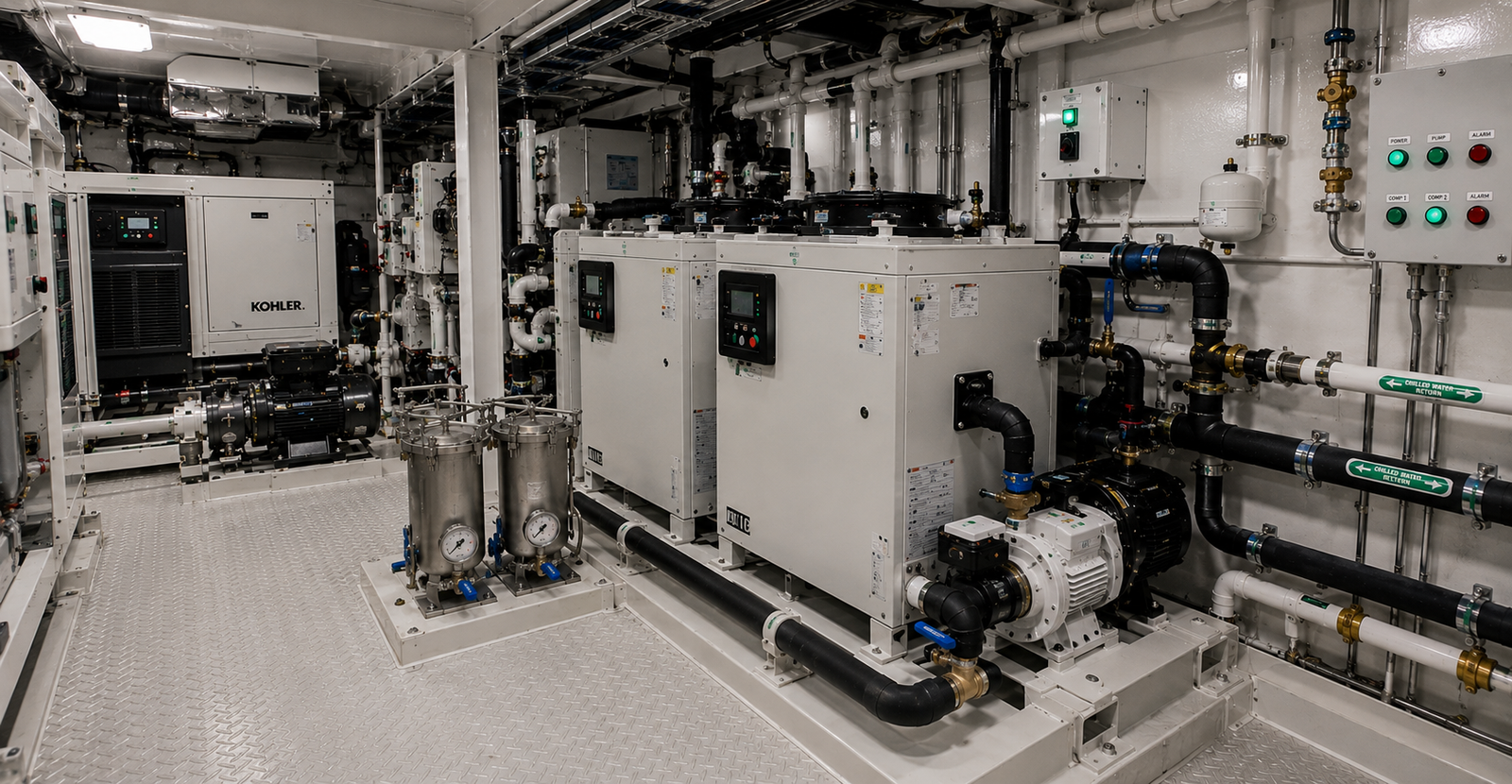 Descaling and chemical flushing